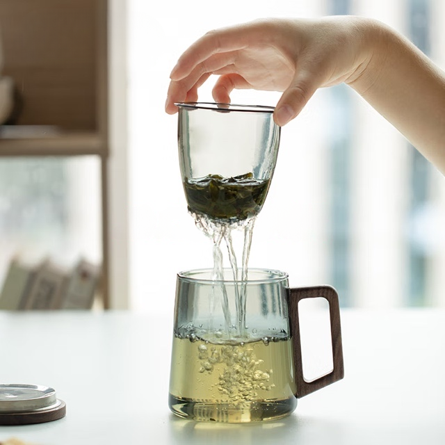 Tea Mug With Infuser | "Deep Space" Tea Cup with Filter | Ci & Ti