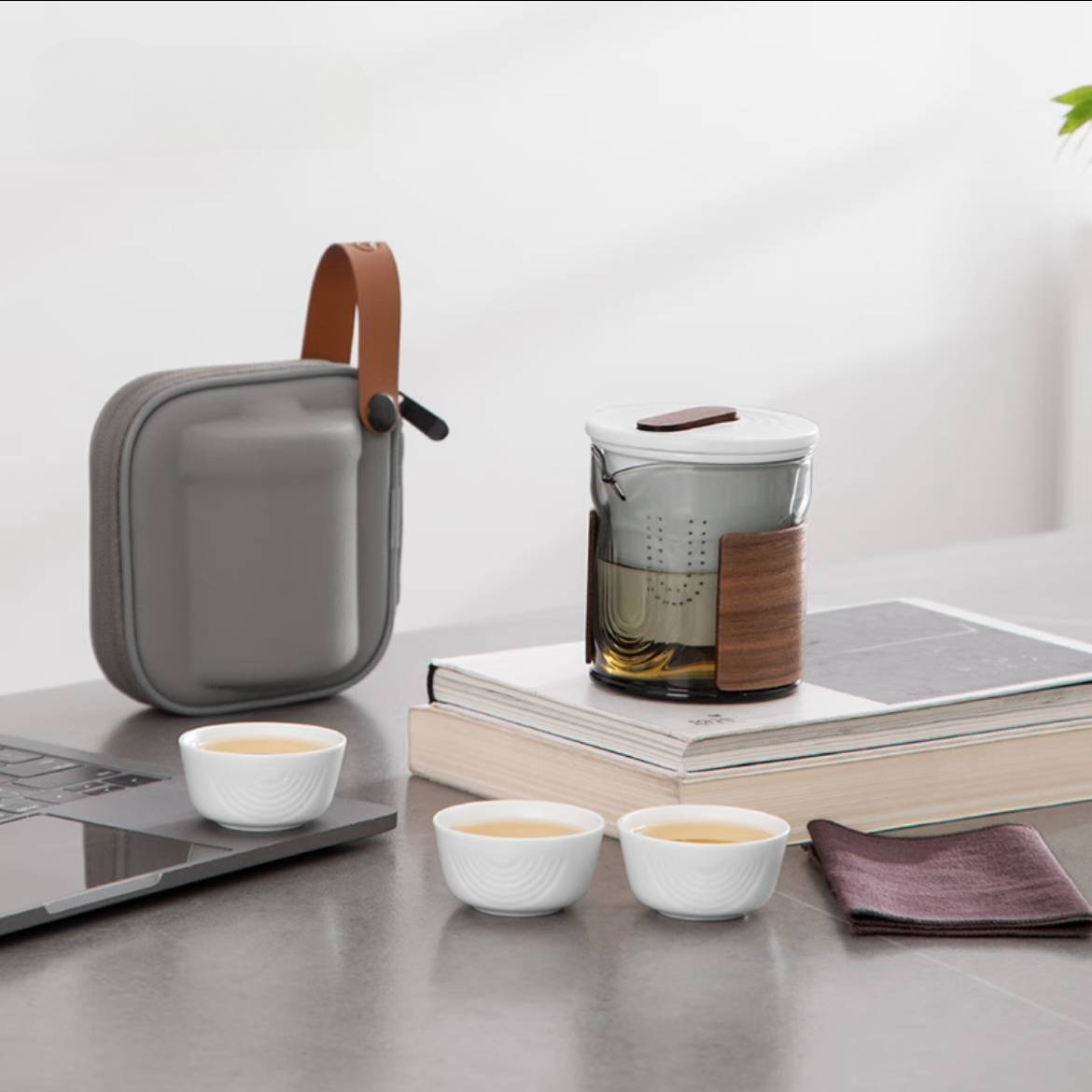 Travel Tea Set | Tranquil Brew Portable Tea Set | Ci & Ti