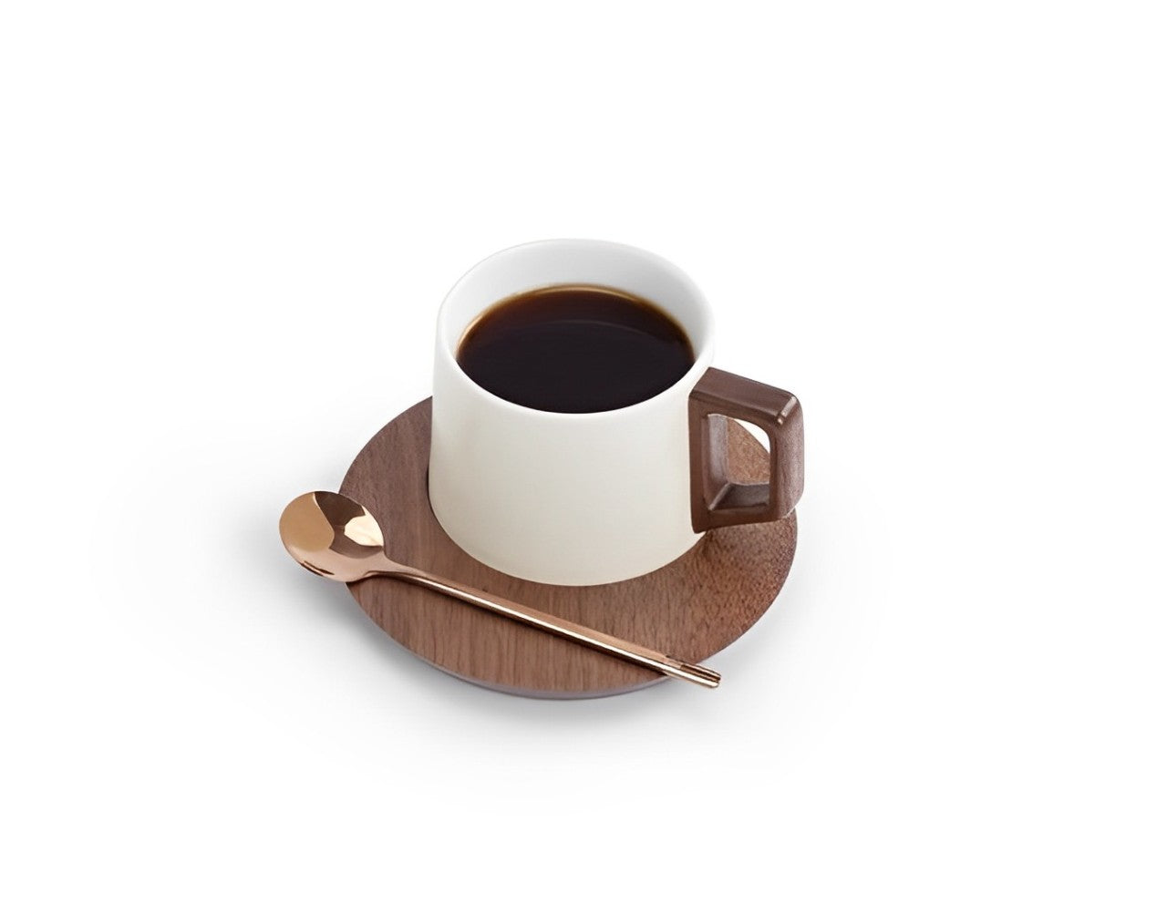 Coffee Cup And Saucer | "Half Sight" Coffee Cup | Ci & Ti