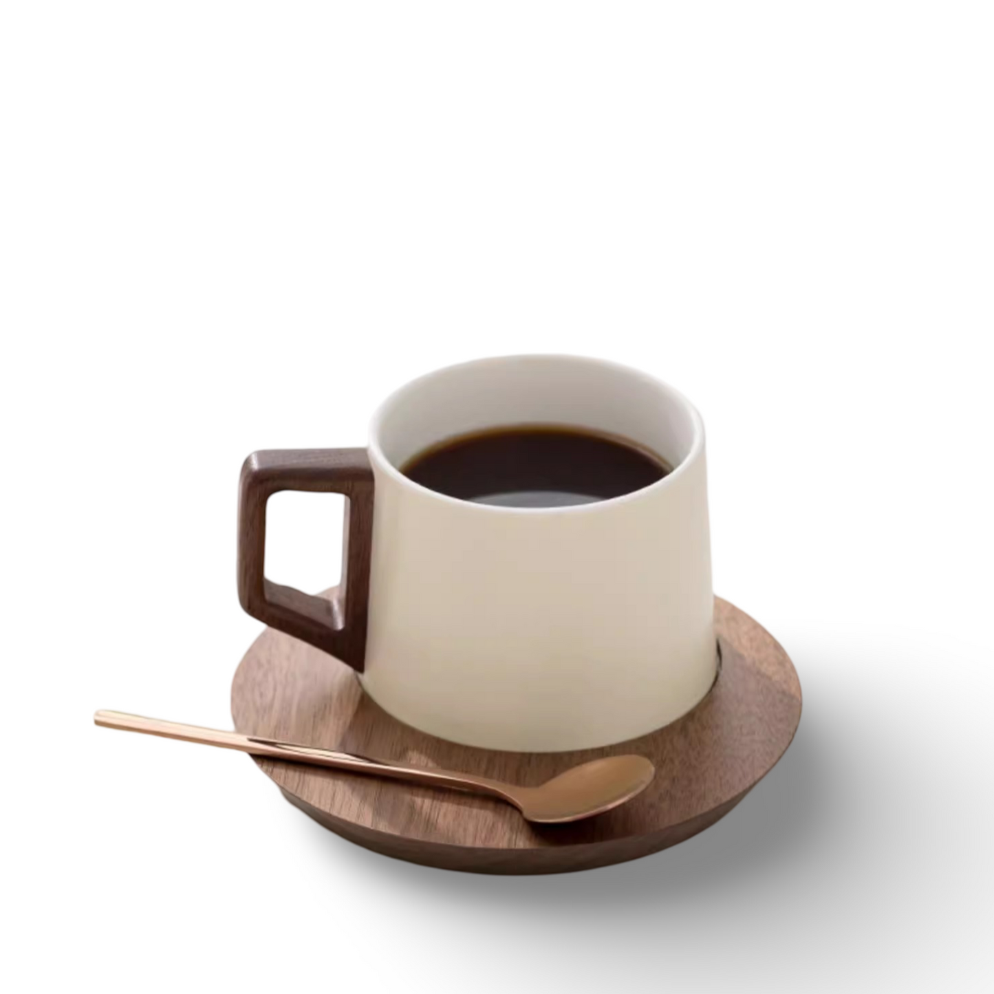 Coffee Cup And Saucer | "Half Sight" Coffee Cup | Ci & Ti