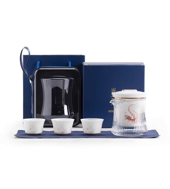 Traveling Tea Set | "Lotus" Portable Tea Set | Ci & Ti