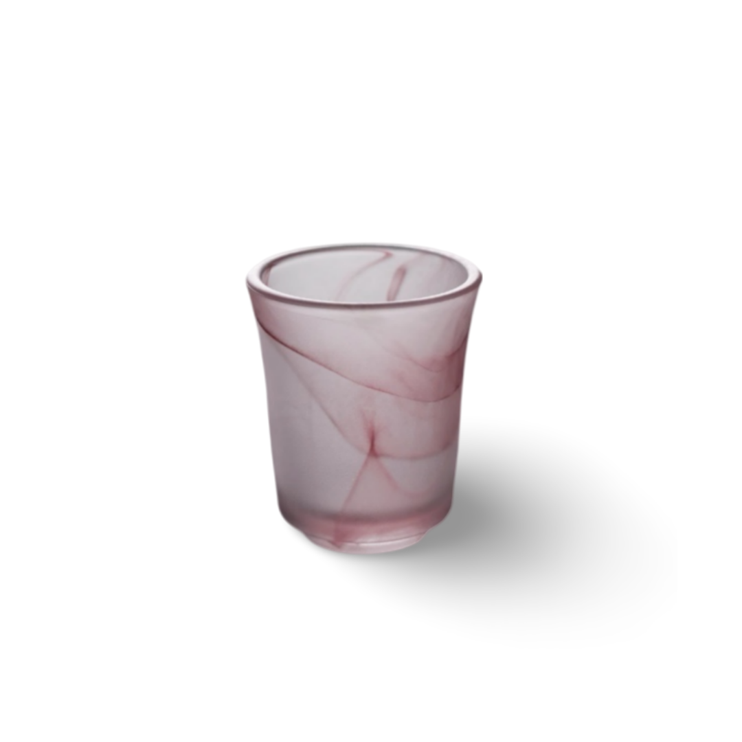 Glass Tumbler Cup | "Ink Wash" Glass Tumbler | Ci & Ti